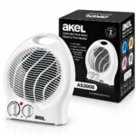 Sıcak - Soğuk Elektrikli Fanlı Isıtıcı 2 Kademe Hız Ayar Hızlı Isıtma - Sessiz Fan 2000 W As-300b