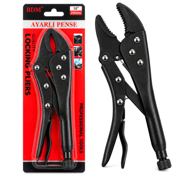 Siyah 10 Inc 250 mm Komple Metal Kilitli - Ayarlı Pense