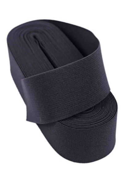 Siyah - 3 cm Paça Lastik Geniş 10 m.