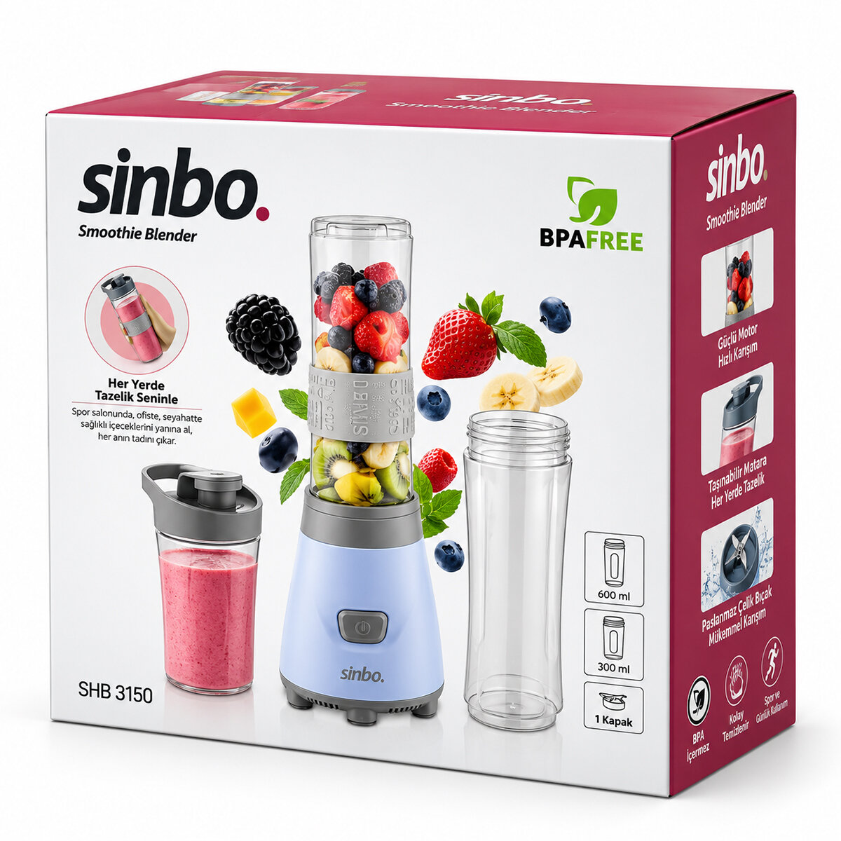 Smoothıe Blender 300 W Shb-3150