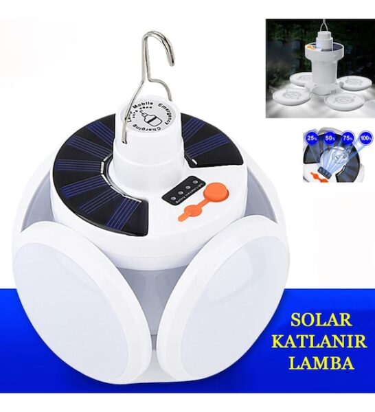 Solar 5 Kanatlı Kamp Lambası