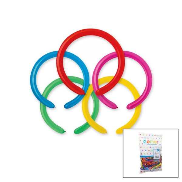Sosis Uzun Balon 2 İnç - 5 cm - 100pcs