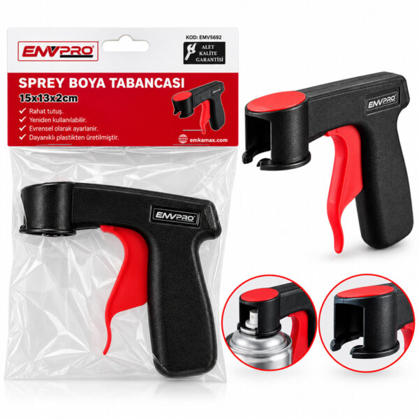 Sprey Boya Tabancası Plastik 15x13x2cm