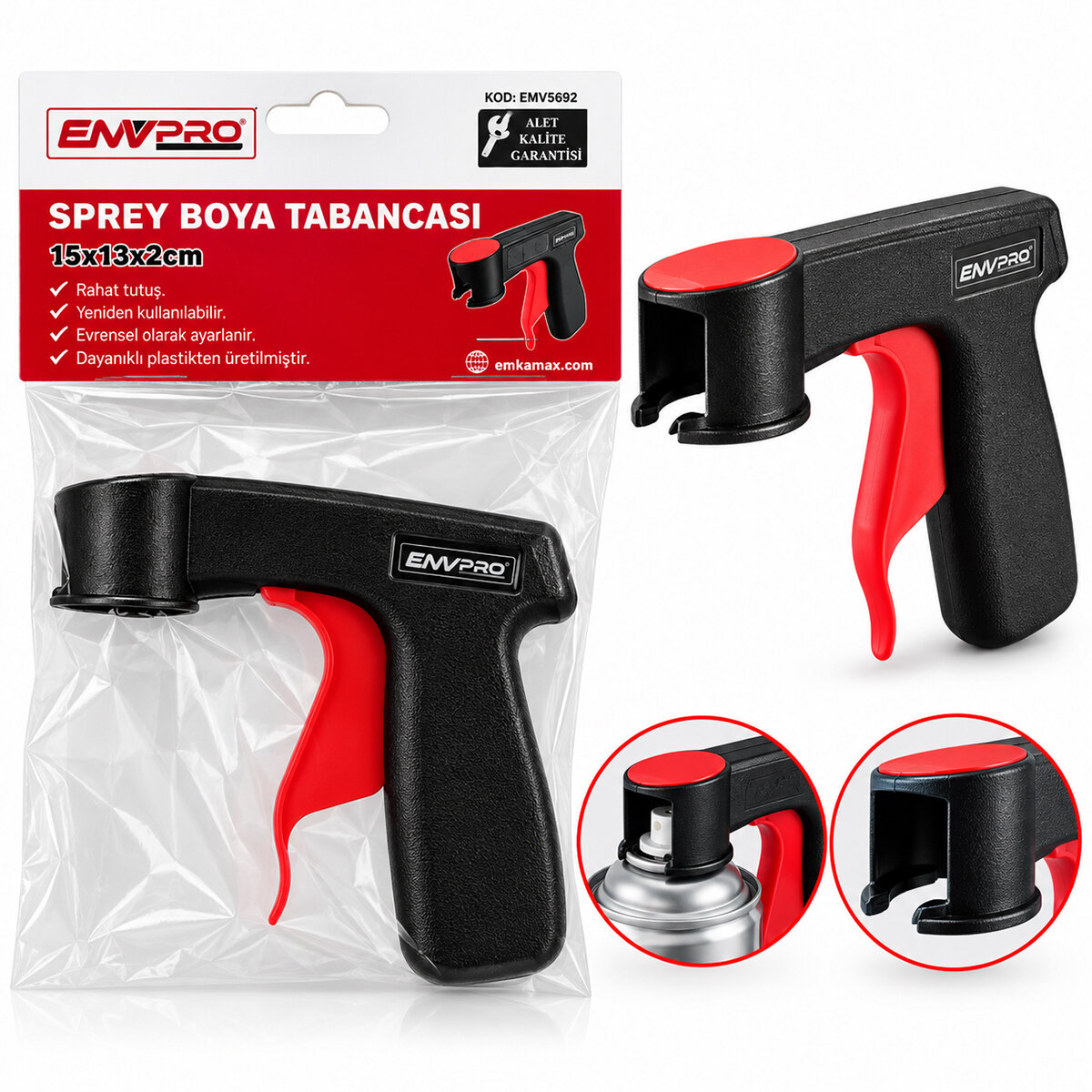 Sprey Boya Tabancası Plastik 15x13x2cm