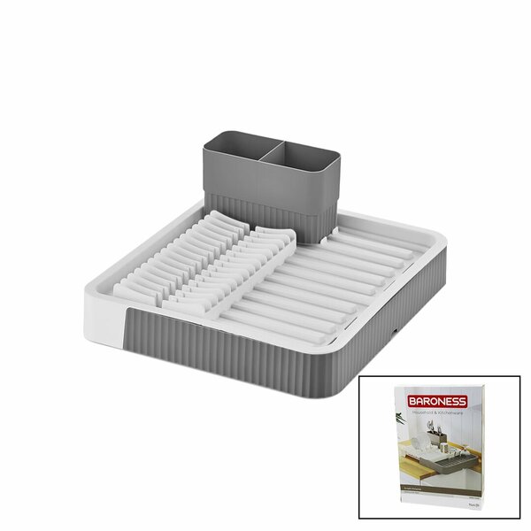 Sürgülü Bulaşıklık Plastik 32.5 cm X 35.5 cm - 51.5 X 35.5 cm - Gri Renk
