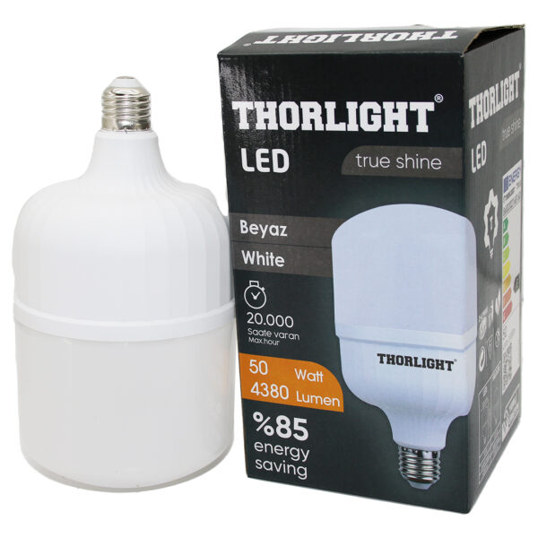 Thorlıght 50 W E27 Torch T-Shape Beyaz LED Ampul T-50b