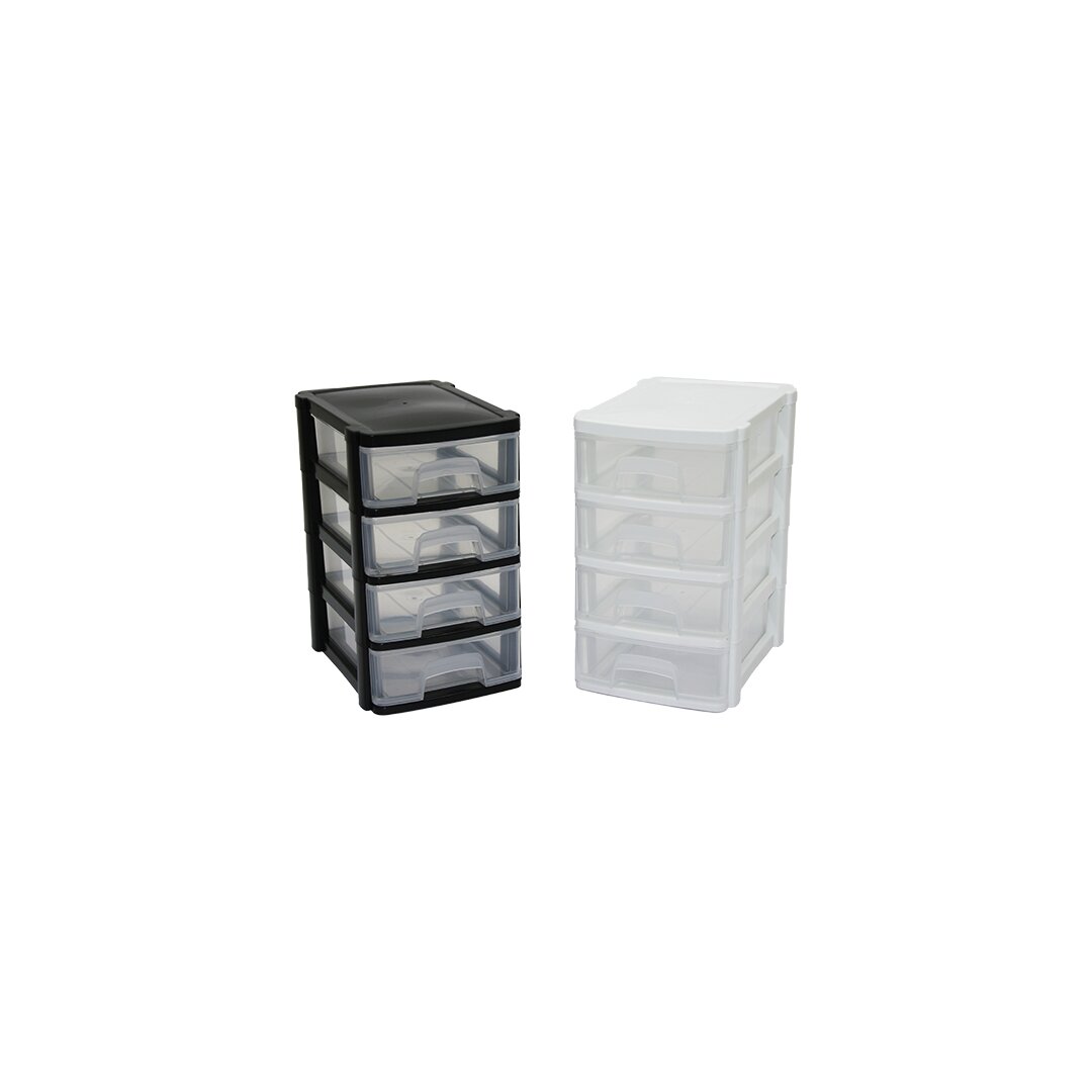 Tonton - Mini Çekmece 4 Katlı 10.3x13.9x16.6cm