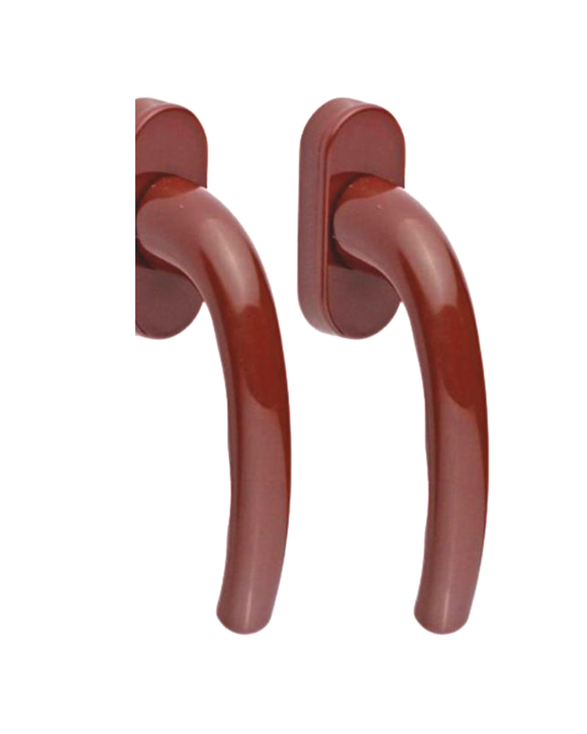 Tool 2 Parça Kahverengi PVC Pencere Kolu