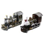 Tren Vintage Dekoratif Biblo - Kumbara Renkli 20x12x8cm Reçine