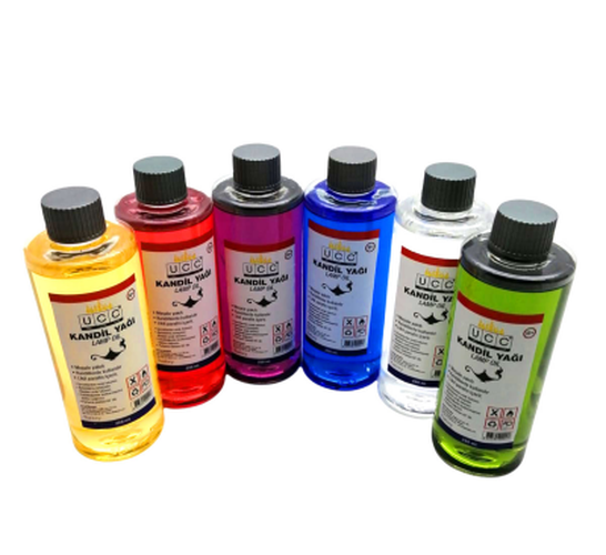 Ucc Renkli Mix 250 ml Kandil Yağı