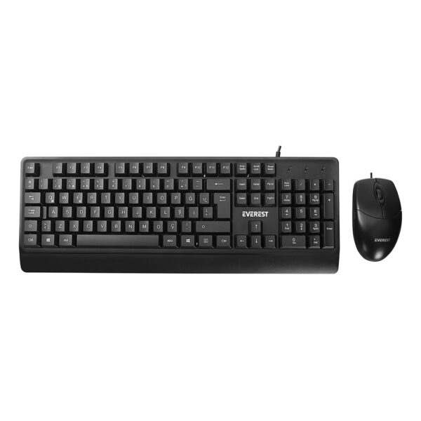 USB Kablolu Klavye - Mouse Set Q Klavye 3D - 1200dpı Mouse