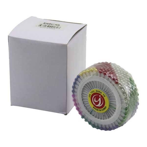 Yuvarlak Disk Standlı 1440 Adet Renkli Toplu Başörtü İğnesi